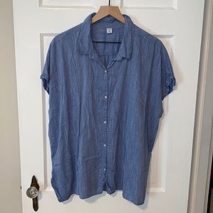 Old Navy Denim Boyfriend Shirt size XXL
